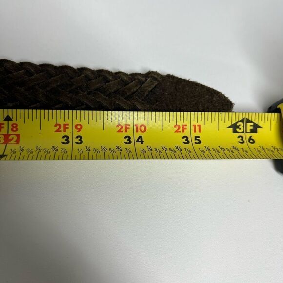 Vintage Limited Jeans Brown Leather Belt Size L main image 4